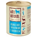 Maxi Natural Karma mokra dla psa Jagnięcina i wołowina z burakiem 800g