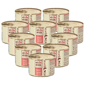 Maxi Natural Karma mokra dla kota Łosoś z wątróbką z kurczaka 10x185g