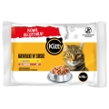 Karma dla kota Kawałki w sosie Kurczak Jagnięcina 4x100g Kitty – zdjęcie 2