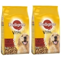 Karma sucha Pedigree Adult wołowina z drobiem 2x7kg psy dorosłe.jpg