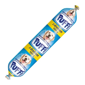 Baton Kiełbasa Karma dla psa z drobiem Puffi 1kg