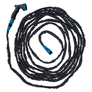 Elastyczny wąż ogrodowy 10-30 m szary