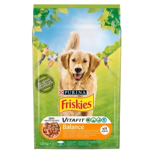 Purina Friskies Vitafit Balance Karma dla psów z kurczakiem i warzywami 10 kg