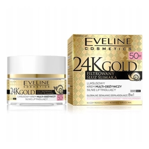 Krem multi odżywczy 50+ Eveline 24K GOLD 50 ml