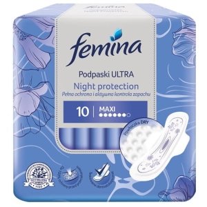 Femina Podpaski Maxi ULTRA Night protection 10 szt.