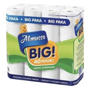 Papier toaletowy Almusso BIG 40 rolek wielka paka