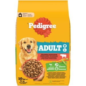PEDIGREE Adult Karma sucha z Wołowiną Średnie i Duże Rasy 10 kg