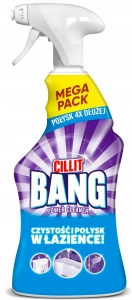 CILLIT BANG Płyn spray do czyszczenia CZYSTOŚĆ I POŁYSK W ŁAZIENCE 900 ml
