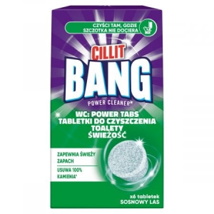 Cillit Bang Tabletki do czyszczenia toalety świeżość Sosnowy las 6 sztuk