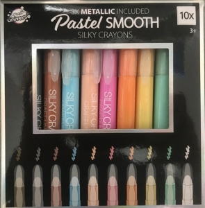 Kredki żelowe w pisaku pastelowe 10 kolorów