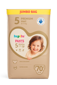 LUPILU Pieluchomajtki Premium Pants 5 12-17 kg  70 szt.  jumbo bag