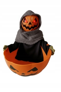 Ruchoma miska na słodycze Halloween 28x24x29 cm dynia