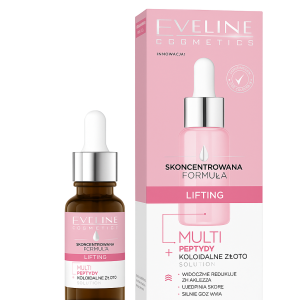 Eveline Serum Liftingujące Multi Peptydy Koloidalne Złoto Kompleks 18 ml 
