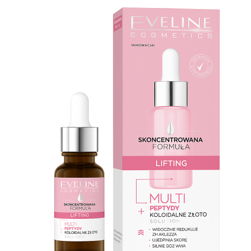 Eveline Serum Liftingujące Multi Peptydy Koloidalne Złoto Kompleks 18 ml.png