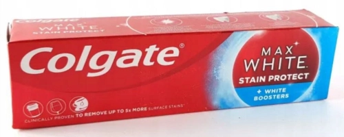 pasta do zębów COLGATE MAX WHITE STAIN PROTECT