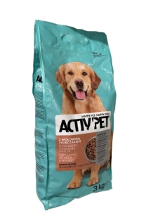 Sucha Karma Wszystkie Rasy Activ Pet Wołowina i drobiem 3kg 