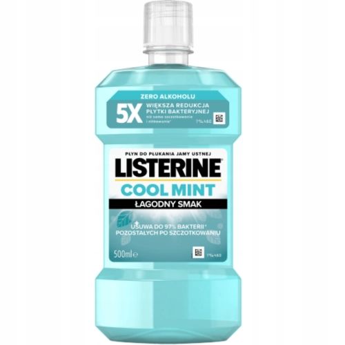 Płyn do płukania ust Listerine Cool Mint Łagodny Smak 500ml