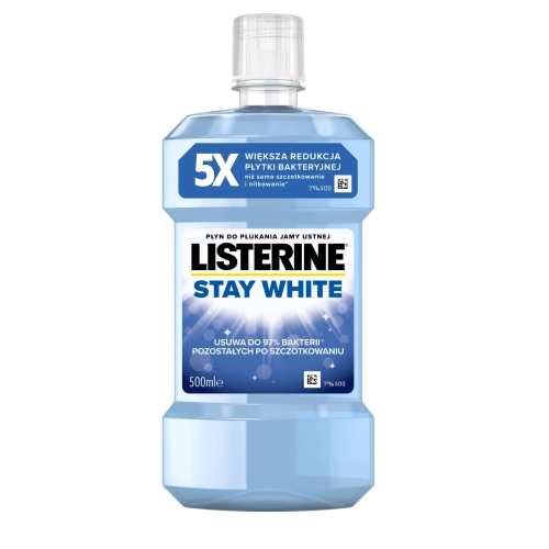 Płyn do płukania ust gardła jamy ustnej LISTERINE Stay White 500 ml