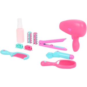 Zestaw fryzjerski fryzjer dla dzieci 11 elementów Różowy 3+   