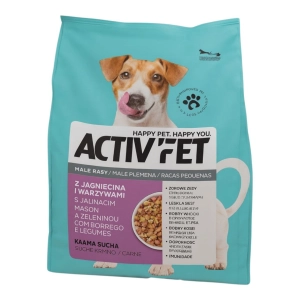 Karma sucha dla psa Małe rasy Jagnięcina z Warzywami 1,5 kg Activ Pet