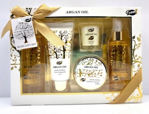 Zestaw do kąpieli GLOSS! Luxury Argan Oil 5 produktów UPOMINEK PREZENT