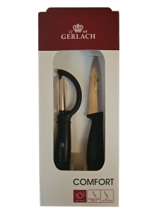 GERLACH COMFORT ZESTAW nóż 10 cm, obieraczka