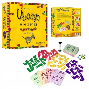 EGMONT UBONGO SHIMO GRA LOGICZNA TOWARZYSKA RODZINNA 8+ 1-4 GRACZY KLOCKI