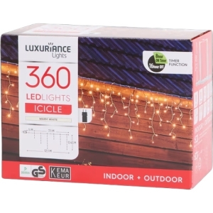 Oświetlenie świąteczne Sople 360 lampek