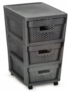 Regał Smukee 29,1 cm x 53,4 cm x 35,7 cm szary