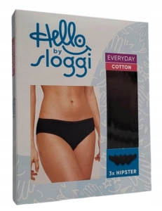 Majtki damskie Figi bawełniane Hipster 3 szt. Hello by SLOGGI r. 44