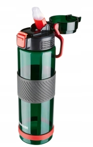 PARKSIDE Bidon z otwieranym ustnikiem i słomka 750 ml zielony