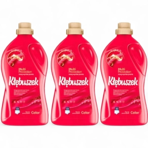 Kłębuszek Color Płyn do prania kolorowych tkanin  3 x 1,82l