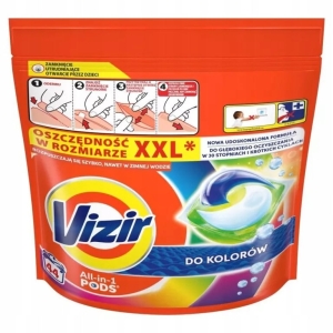 VIZIR Color Fresh kapsułki do prania kolorów kolorowych tkanin 44 sztuki