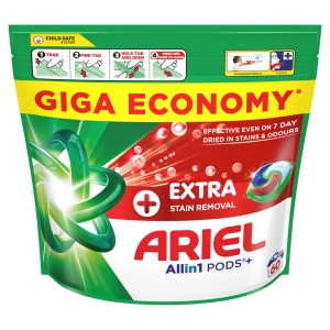 Ariel Extra Clean Allin1 +, kapsułki do prania, 60 prań