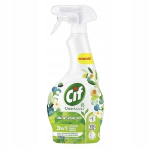 CIF Cleanboost Uniwersalny Płyn 3w1 w Sprayu Zielona Herbata 500 ml