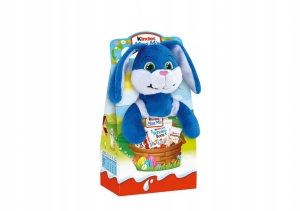 KINDER Zestaw słodyczy z maskotką Zając zajączek 133g WIELKANOC