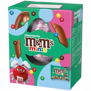M&M's Minis Jajko 93 g duże jajko wielkanocne z drażami