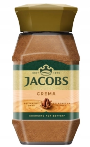 JACOBS kawa rozpuszczalna CREMA 200g słoik