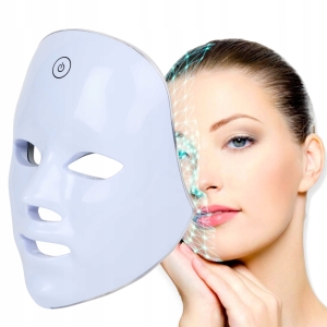 Maska LED do pielęgnacji twarzy do terapii fotonowej światłem SPA 7 kolorów