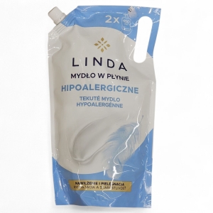 Hipoalergiczne mydło w płynie Linda Sensitive do skóry wrażliwej zapas 900 