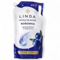 LINDA Mydło w płynie BORÓWKA nawilżenie i pielęgnacja zapas 1 litr – zdjęcie 2