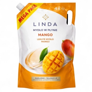 LINDA Kremowe Mydło w płynie do rąk  MANGO 2 litry NEW