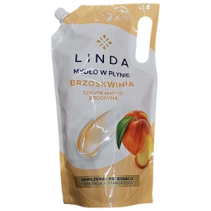  LINDA Kremowe Mydło w płynie do rąk  BRZOSKWINIA 1L NEW 