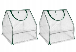 PARKSIDE inspekty foliowe ogrodowe mini szklarnia 60x60x60 cm UV 0,16 m³ wodoodporne 2szt