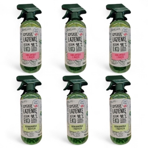 Ekologiczny Płyn do czyszczenia Łazienki W5 Pure Home  Zestaw 6x750ml