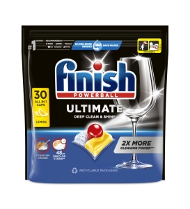 Tabletki Do Zmywarki 30 szt. Finish Powerball Quantum  Lemon