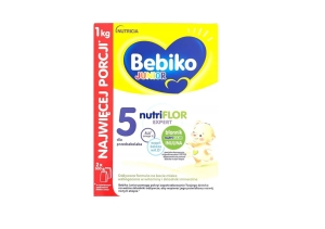 Bebiko, Junior, 5 Nutri Flor, mleko po 36. miesiącu, 1000 g