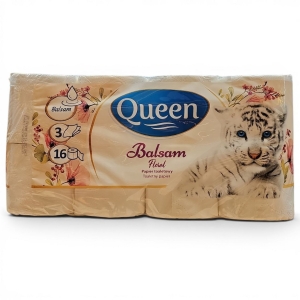 Papier toaletowy QUEEN 16 rolek 3 warstwy BALSAM FLORAL