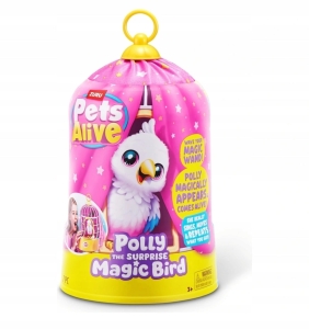 ZURU Pets Alive Polly interaktywny magiczny ptaszek dla dzieci)