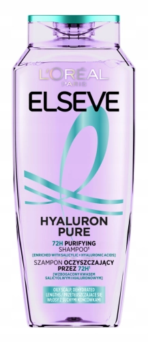 Elseve Hyaluron Oczyszczający Szampon Kwas Salicylowy Hialuronowy 400ml